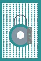 Teal Password Book: Internet Password Organizer Log Book/ This password keeper is separated into Categories- Simple Design,Large Format, Flexible Soft Glossy Cover. Vertical Teal Design LockTeal 1698485425 Book Cover