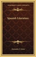 Spanish Literature 1377449580 Book Cover