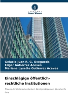 Einschlägige öffentlich-rechtliche Institutionen 6205295334 Book Cover