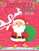 CHRISTMAS MANDALA COLORING BOOK: An Awesome Stress Relieving Christmas Mandala Coloring Book for Adults & Teens with Fun and Relaxing B08R326WDT Book Cover