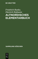 Altnordisches Elementarbuch 3111273407 Book Cover