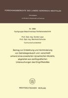 Beitrag Zur Entstehung Und Verminderung Von Getriebegerausch Und -Verschleiss Anhand Eines Erweiterten Dynamischen Modells, Abgeleitet Aus Oszillografischen Untersuchungen Des Eingriffsstosses 3531028901 Book Cover