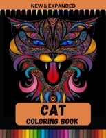 Cat Coloring Book (New & Expanded): Relaxation with Stress Relieving Cute cat Designs for Boys & Girrls B08QDPMXPP Book Cover