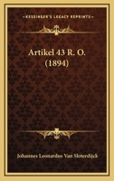 Artikel 43 R. O. (1894) 1160796645 Book Cover