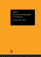 IBSS: Economics, Volume 12: 1963 042280150X Book Cover