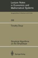 Simplicial Algorithms on the Simplotope 3540502335 Book Cover