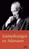 Anmerkungen zu Adenauer 3421058385 Book Cover