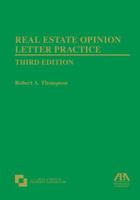 Real Estate Opinion Letter Practice 162722727X Book Cover
