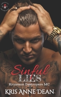 Sinful Lies: Krymson Destroyers MC B09J7KD94C Book Cover