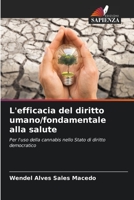 L'efficacia del diritto umano/fondamentale alla salute: Per l'uso della cannabis nello Stato di diritto democratico 6206323897 Book Cover