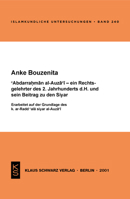 Abdarrahman Al-Auza'i, Ein Rechtsgelehrter Des 2. Jahrhunderts D.H., Und Sein Beitrag Zu Den Syar: Erarbeitet Auf Der Grundlage Des K. Ar-Radd ALA Siyar Al-Auza'i 3879972931 Book Cover