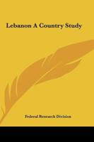 Lebanon a Country Study 1162670355 Book Cover