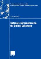 Optimale Nutzungspreise Fur Online-Zeitungen 3835000063 Book Cover