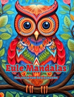 Eule Mandalas Malbuch für Erwachsene Anti-Stress-Motive zur Förderung der Kreativität: Mystische Bilder von Eulen, die Stress abbauen und den Geist au B0CQF4B5XL Book Cover