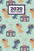 2020 Weekly Planner: January 2020 - December 2020, Calendar Agenda And Daily Schedule - Dinosaur Dino (6"x9") 1701863855 Book Cover