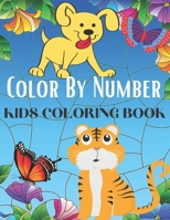 Color By Number Kids Coloring Book: 50 Unique Color By Number Design for drawing and coloring Stress Relieving Designs null Book Cover