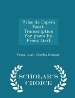 Faust Waltz Elementary Piano Sheet Music 1015620310 Book Cover
