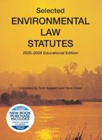 Selected Environmental Law Statutes, 2025-2026 Educational Edition (Selected Statutes) B0F9YYTX2Q Book Cover