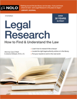 Legal Research: How to Find & Understand the Law 1413334334 Book Cover