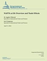 NAFTA at 20: Overview and Trade Effects 1500525030 Book Cover