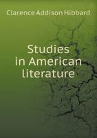 Studies in American literature 1341481506 Book Cover