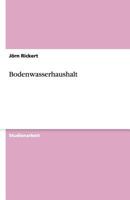 Bodenwasserhaushalt 3640498747 Book Cover