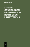 Grundlagen des neuhochdeutschen Lautsystems 3111103633 Book Cover