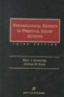 Psychological Experts in Personal Injury Actions 1567069215 Book Cover