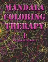 Mandala Coloring Therapy Volume 1: Adult Mandala Coloring Book 8793449186 Book Cover