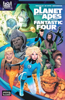 Planet Of The Apes Vs. Fantastic Four 1302968149 Book Cover