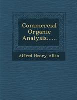 Commercial Organic Analysis...... 1286944171 Book Cover
