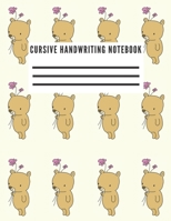 Cursive Handwriting Notebook: Handwriting Practice Paper 150 Pages 1676961100 Book Cover