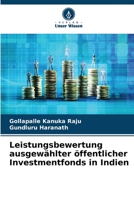 Leistungsbewertung ausgewählter öffentlicher Investmentfonds in Indien 6206544702 Book Cover