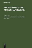 Die Altpreuische Tradition (1740-1890) 3486457446 Book Cover
