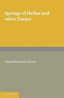 Springs of Hellas: And other essays (Essay and general literature index reprint series) 1107638801 Book Cover