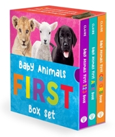 Baby Animals First Box Set: First ABC Book, First 123 Book, and First Colors Book 1685550215 Book Cover