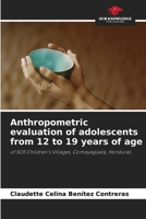Anthropometric evaluation of adolescents from 12 to 19 years of age 6205348586 Book Cover