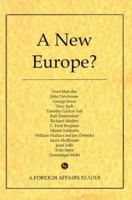 A New Europe? 0876092660 Book Cover