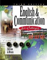 English & Communication for Colleges 0538723033 Book Cover