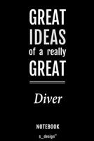 Notebook for Divers / Diver: awesome handy Note Book [120 blank lined ruled pages] 1700652389 Book Cover