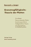 Grenztragfahigkeits-Theorie Der Platten 3662119064 Book Cover