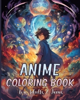 Anime Coloring Book: Cute and Beautiful Anime Characters Design for Manga Enthusiasts B0CPBJ849Y Book Cover