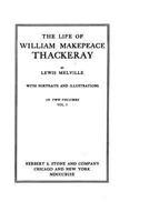 The Life of William Makepeace Thackeray, Vol. 1 of 2 (Classic Reprint) 1519721706 Book Cover