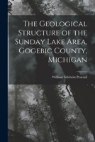 The Geological Structure of the Sunday Lake Area, Gogebic County, Michigan 1017894116 Book Cover