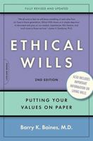 Ethical Wills: Putting Your Values on Paper 0738210552 Book Cover
