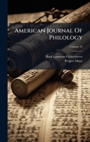 American Journal Of Philology B0FKHNZJRB Book Cover