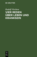 Vier Reden Ber Leben Und Kranksein 3741103438 Book Cover