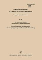 Untersuchungen Uber Die Abhangigkeit Der Bewegungsgenauigkeit Im Raum Von Der Korperstellung 3663038335 Book Cover