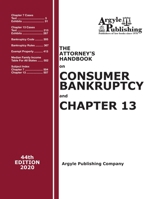 The Attorney's Handbook on Consumer Bankruptcy and Chapter 13 188073057X Book Cover