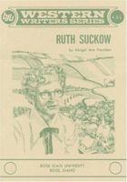 Ruth Suckow (Boise State University Western Writers Series ; No. 34) 0884300587 Book Cover